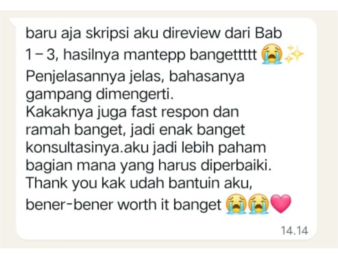 Testimoni WhatsApp